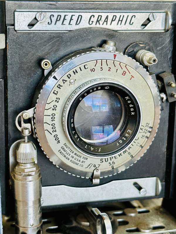 Vintage GRAFLEX Speed Graphic Camera (Photography)