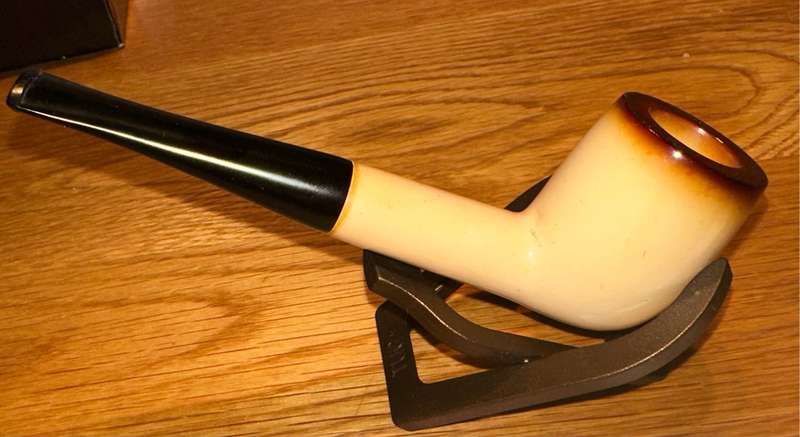 *UNSMOKED* Amboseli Townsman Genuine Block Meerschaum Pipe