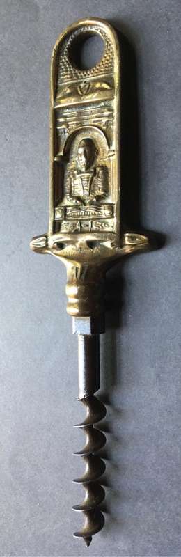 Vintage 1930s Shakespeare Brass  Bottle Opener