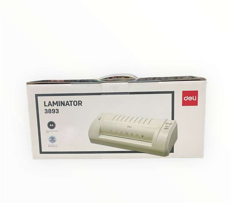 Deli A4 Thermal Laminator 3893 - White