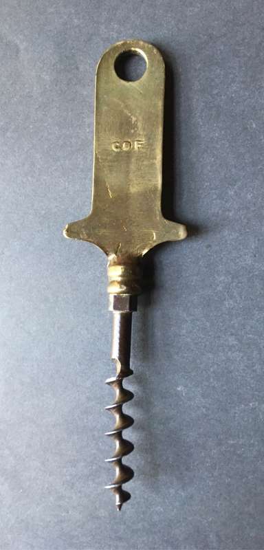 Vintage 1930s Shakespeare Brass  Bottle Opener