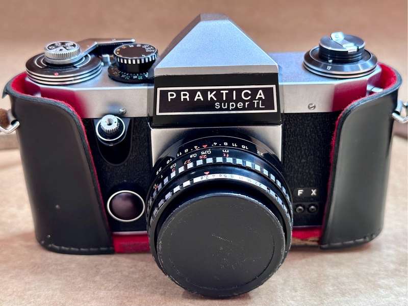 PRACTICA Super TL Camera & Prakticar 2.8/50mm Lens circa 1968 to 1976