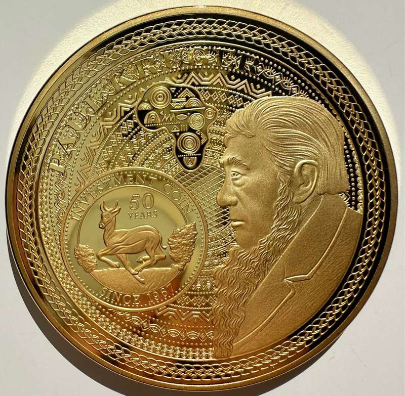 TOP MEDAL - PAUL KRUGER - INVESTMENT COIN - WITH CERTIFICATE