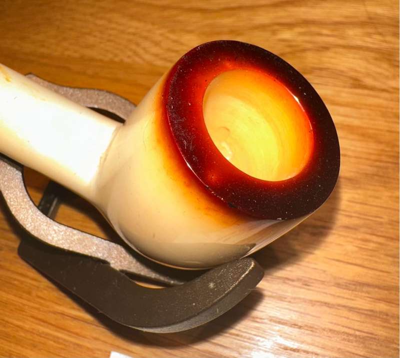 *UNSMOKED* Amboseli Townsman Genuine Block Meerschaum Pipe