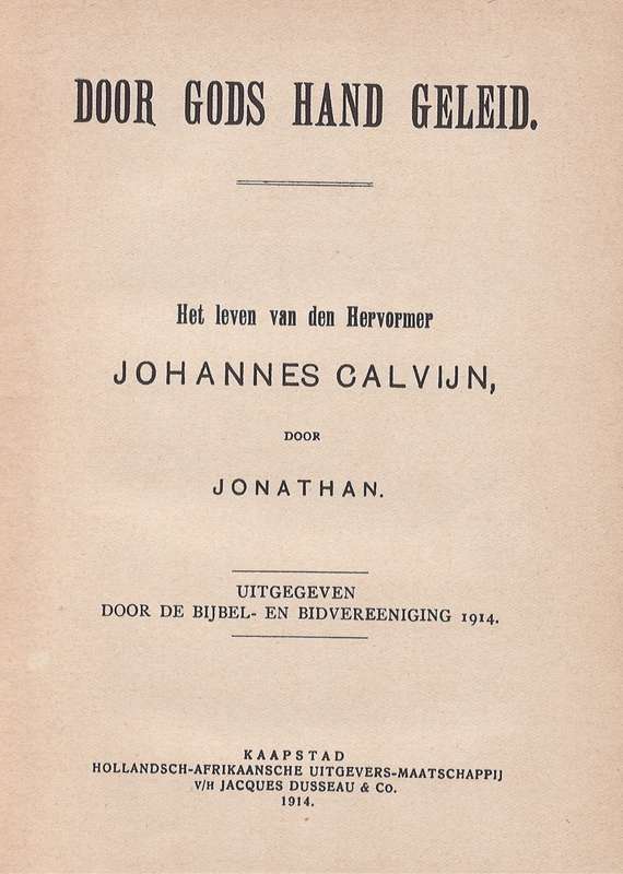 DOOR GODS HAND GELUID - 1914 (Antiquarian)