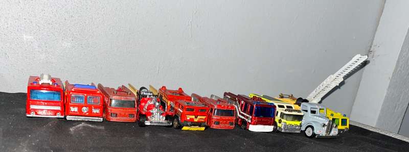 10 piece Fire Truck collection