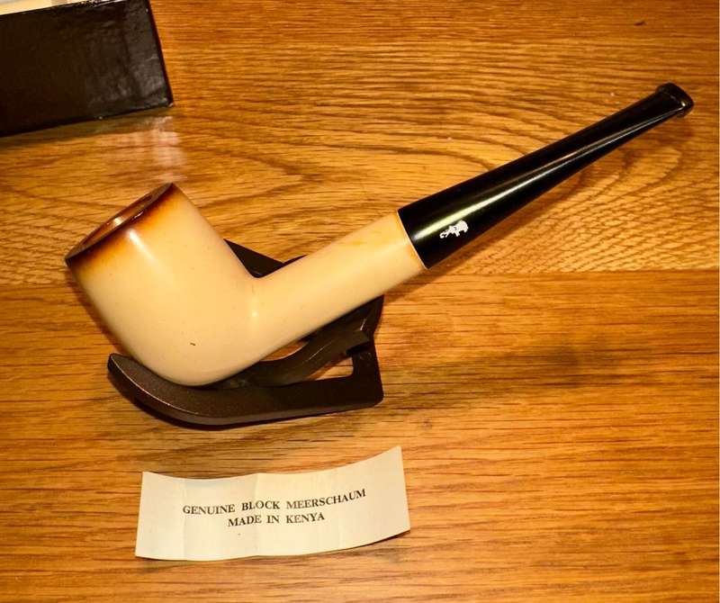*UNSMOKED* Amboseli Townsman Genuine Block Meerschaum Pipe