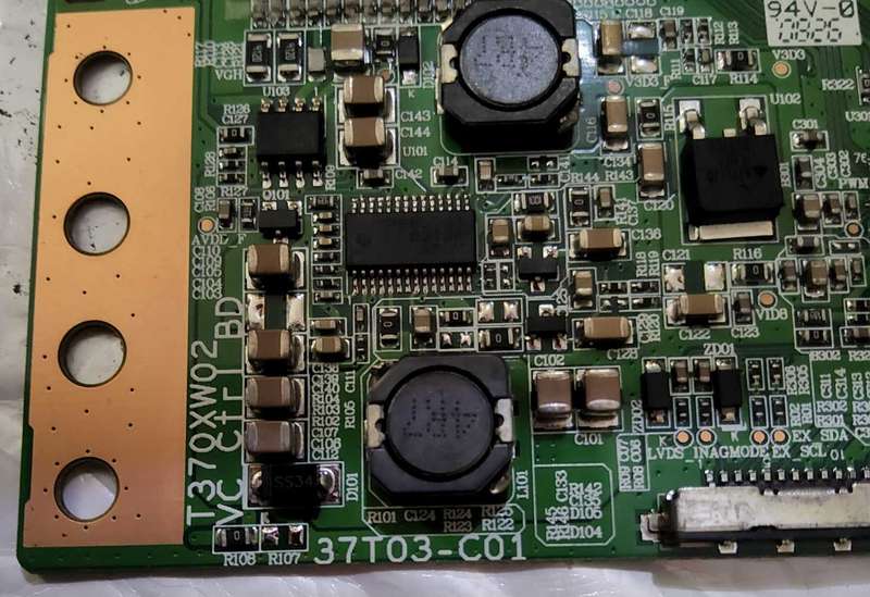 Samsung 37T03-C01 TCON Board for 37 inch TV Replacement 37inch Television Timing CONtrol T-CON Board
