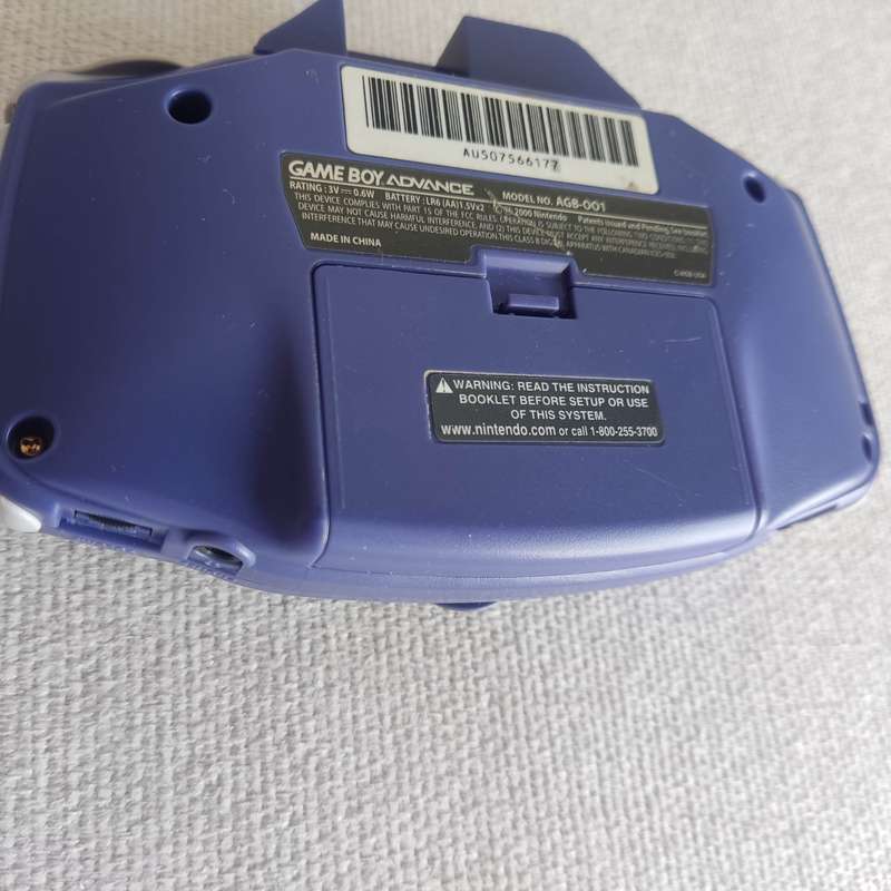 Gameboy Advance AGB-001 with light attachment