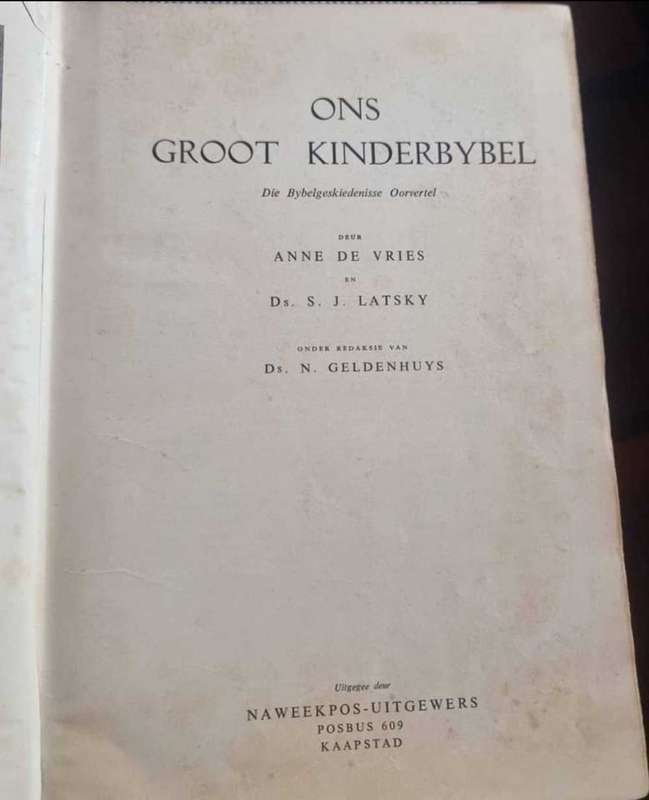 Afrikaans Ons groot kinder bybel