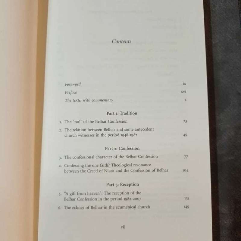 Neither calender nor clock. Perspectives on the Belhar confession. Piet J. Naudé