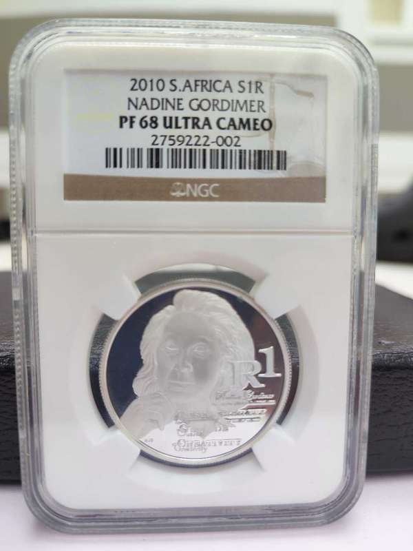 2010 Silver PF68 NADINE GORDIMER