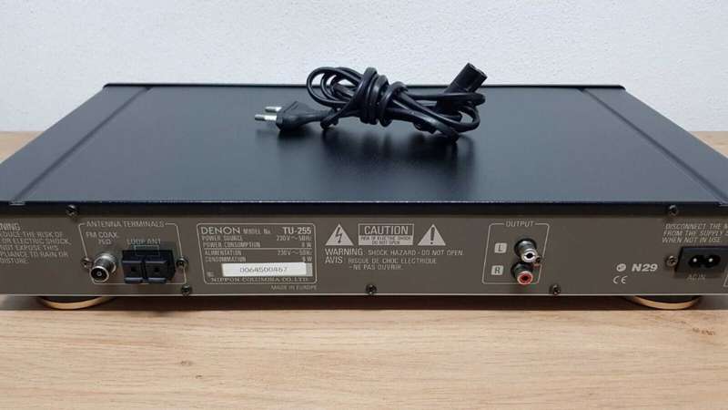 Denon TU-255 Black High-End AM/FM R.D.S Tuner
