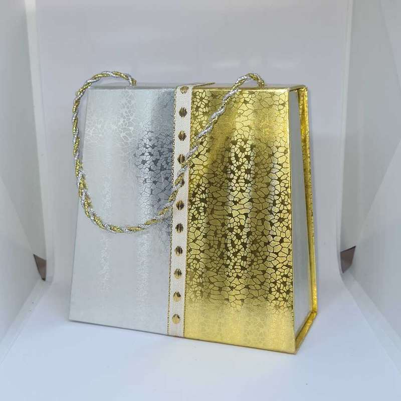 Beautiful gold gift box