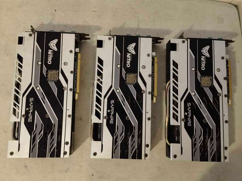 Sapphire Nitro RX580 4GB graphics cards