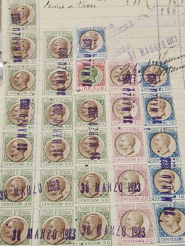 Italy & Italian PO abroad - loose and on piece circa 1900 - A selection