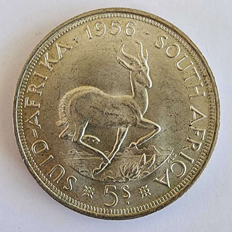 1956 Five Shillings