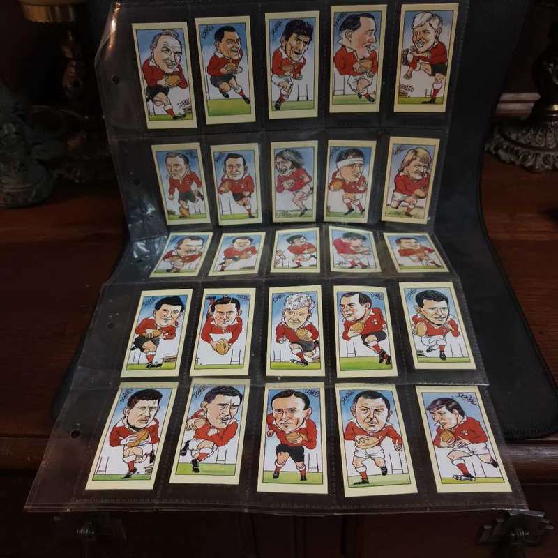 CIGARETTE/TRADE/CARDS. WPL Systems. WELSH RUGBY LEGENDS.(1995).(Full Set of 25).