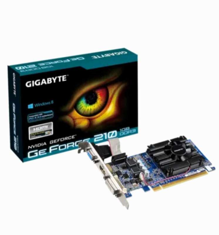 GIGABYTE GV-N210D3-1GI GeForce 210 1GB HDMI,DVI,VGA - PCI-e Graphics Card