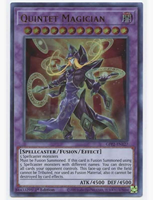 Yugioh Quintet Magician ultra rare