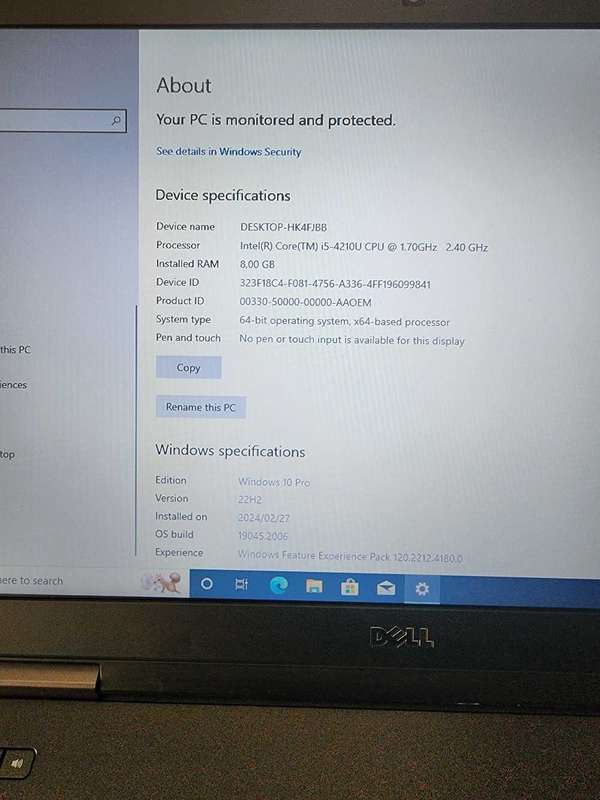 DELL LATITUDE E5540 i5 LAPTOP FOR SALE PLEASE READ AD !!!!