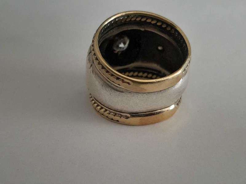Vintage Gold and Silver Ring....and lots of it!