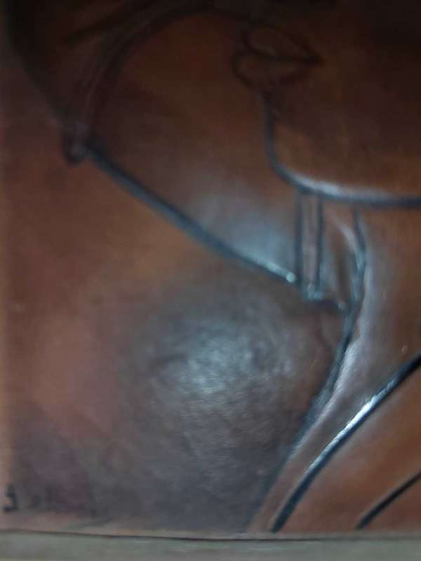 Amazing Leather art signed by artists