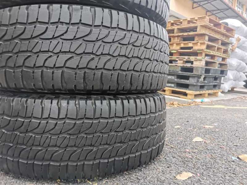 265/60/18 Michelin Lx Force. Still looking good