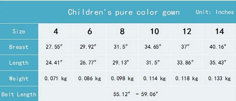 kids satin gown