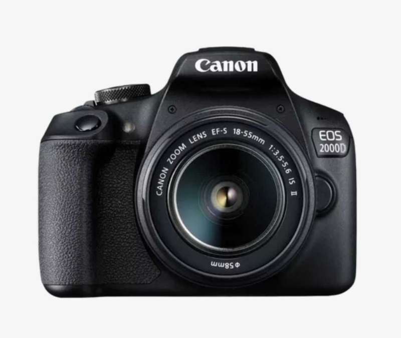Canon EOS 2000D Camera Double Zoom Kit (Pre-Owned)