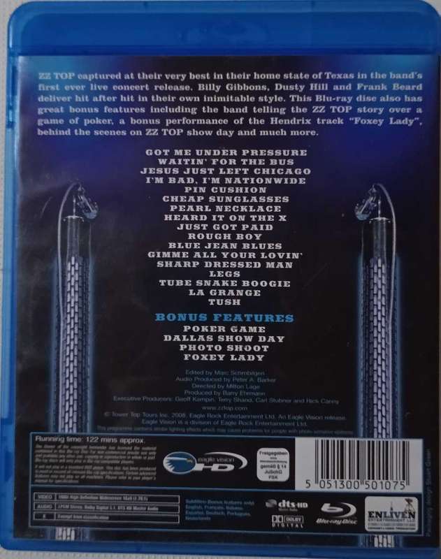 ZZ Top Live from Texas (Blu-ray)