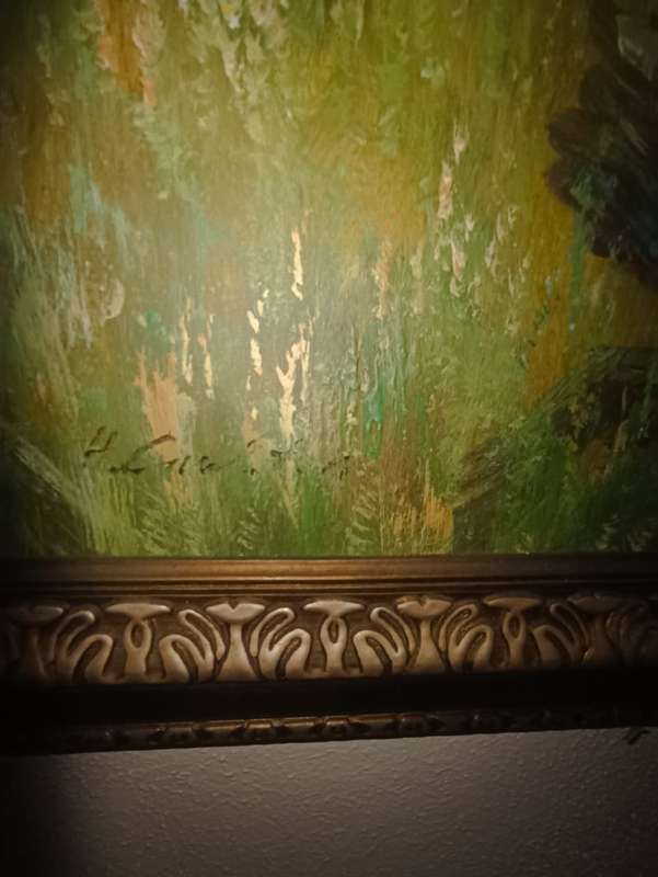 H. CARLTON original oil on canvas