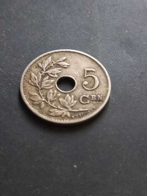 1920 Belgique 5 Cent