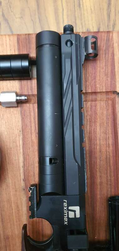 Reximex RPA .22 PCP Air Pistol - Walnut grip + Bushnell phantom scope