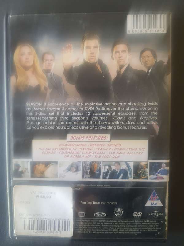 Heroes Season 3 - Part 1 (DVD)