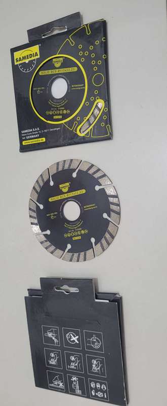 Samedia Segmented Industrial Multipurpose SOLID BCS Diamond Blade 115 x22.23mm (BID PER PIECE)