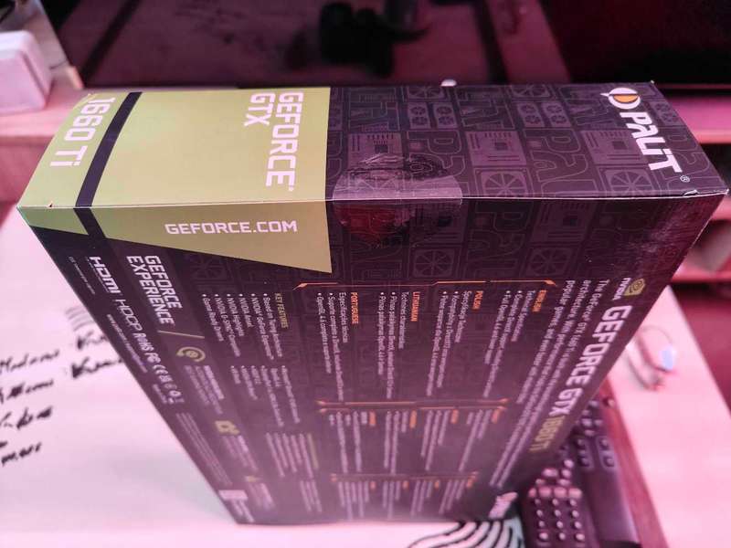 Palit GTX 1660TI 6GB graphics card