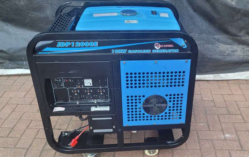 10Kw MAC AFRIC Used Petrol Generator (Exhaust Side Cover Missing)