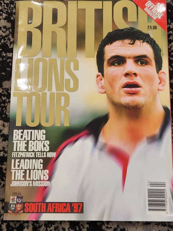 British Lions Tour 1997 - Official Tour Magazine - Mint Condition