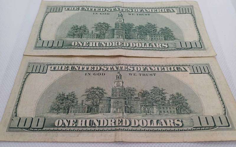 2x&100 Dollar notes up for grabs bid per note please