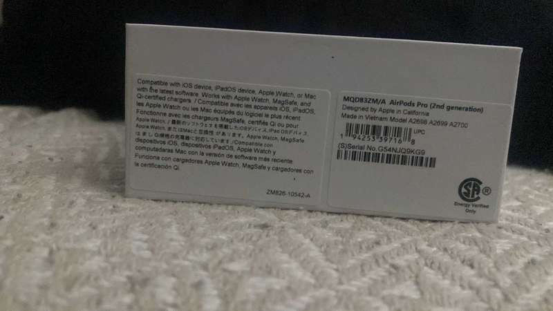 Brand new sealed Airpods Pro 2nd Gen, Sealed, warranty expiring September Oct 2025