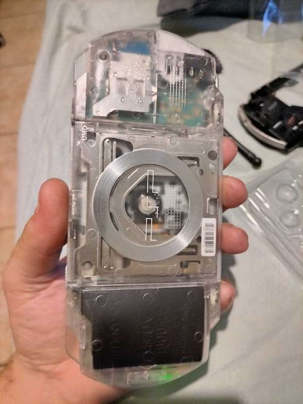 PSP 1000 model JAP 1006 Crystal, new housing!! Fully loaded