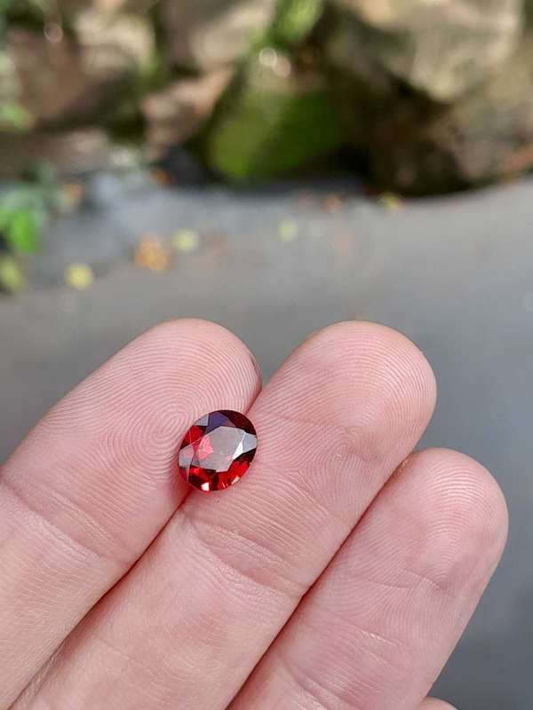 Natural 1.2 Ct Red Garnet