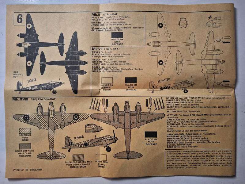 3 x Model planes