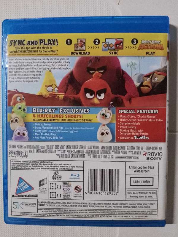 The Angry Birds Movie on Blu-ray