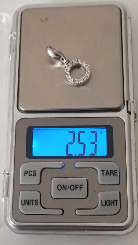 STUNNING 925 STERLING SILVER  & CZ TI SENTO MILANO CHARM 2.53g