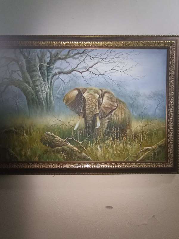 H. CARLTON original oil on canvas