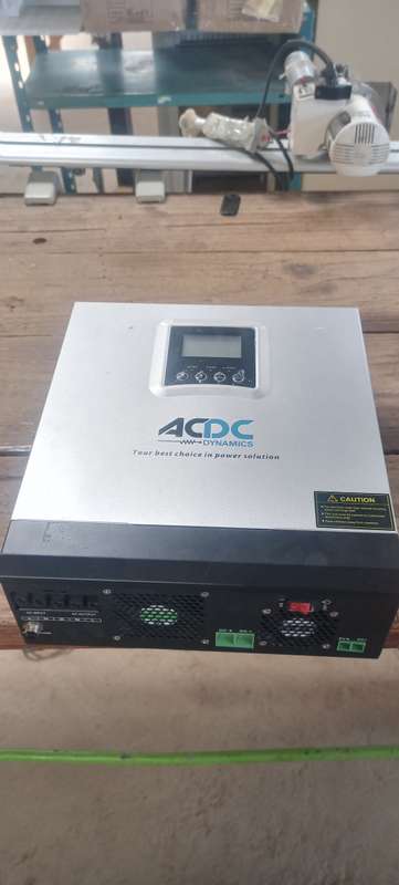 ACDC DYNAMICS HYBRID SOLAR INVERTER 3000VA/24VDC C/W 60A MPPT CONT. PV18-3K 24VDC