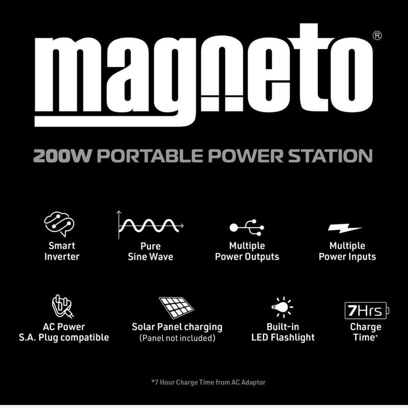 Magneto 200W Portable Power Station