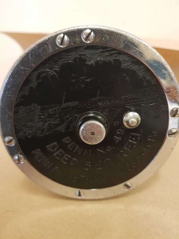 Penn 49 Deep sea reel. Wide spool.